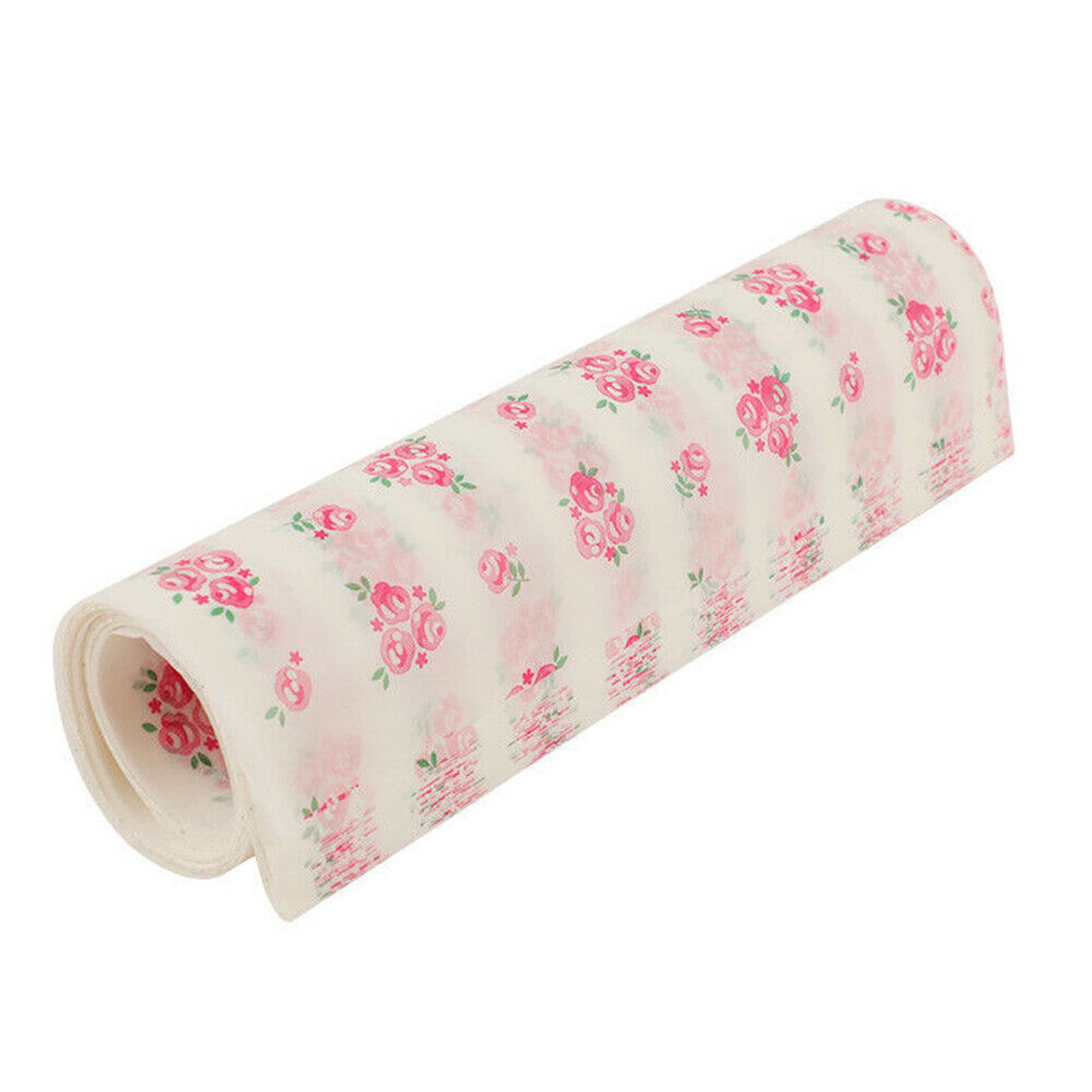 Wax Paper Rose Grease-proof Food Packaging Wrapping Pastry Party Wrap 