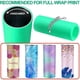 thumbnail image 3 of Juego de 9 Vasos de Sublimación, Mangas de Bandas de Silicona para Tazas En Blanco Rectas Delgadas de 20 Onzas con Cintas de Transferencia, Máquina de Prensa, 3 of 6