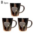 thumbnail image 1 of Heart-Shaped Crystal Rhinestone Stainless Steel Coffee Beer Mug with Handl, 1 of 1