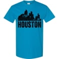 thumbnail image 3 of Inktastic Houston Skyline Grunge T-Shirt, 3 of 5