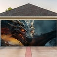 thumbnail image 2 of Bronn Pattern Garage Wall Mural Decorative Banner Picture Large 6x13 Feet Year Theme Art, 2 of 6