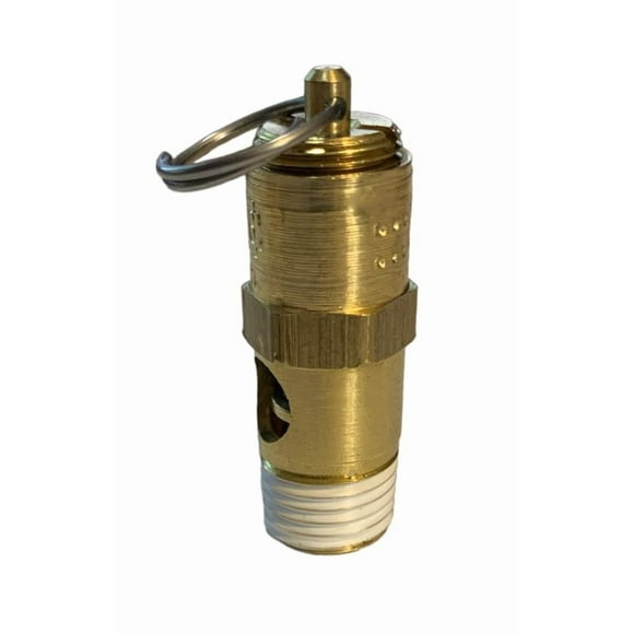 Sellerocity Compresseur de Sécurité en Laiton Fabriqué aux États-Unis 1/4 NPT 180 PSI, 87 CFM