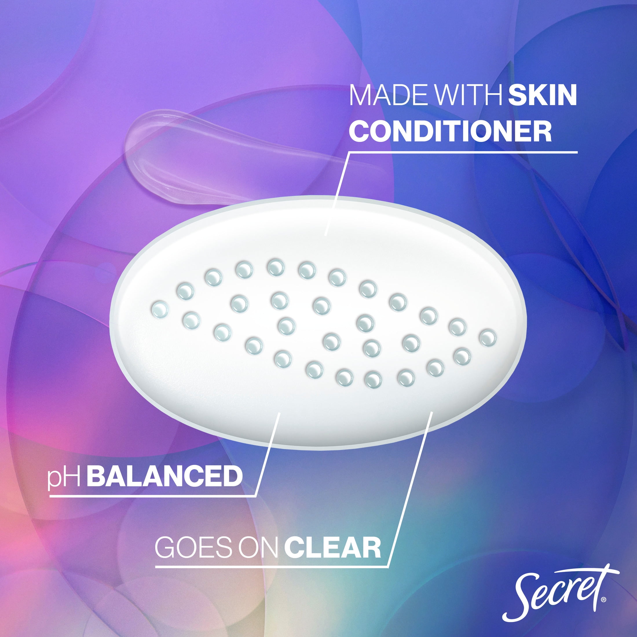 Secret Fresh Clear Gel Antiperspirant and Deodorant, Berry, 3 x 2.6oz