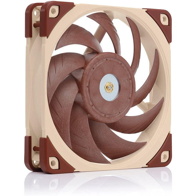 NF-A12x25 PWM, ventilador silencioso premium, ventilador de control de temperatura 12015PWM Ventilador de refrigeración de chasis refrigerado por agua de 4 pines