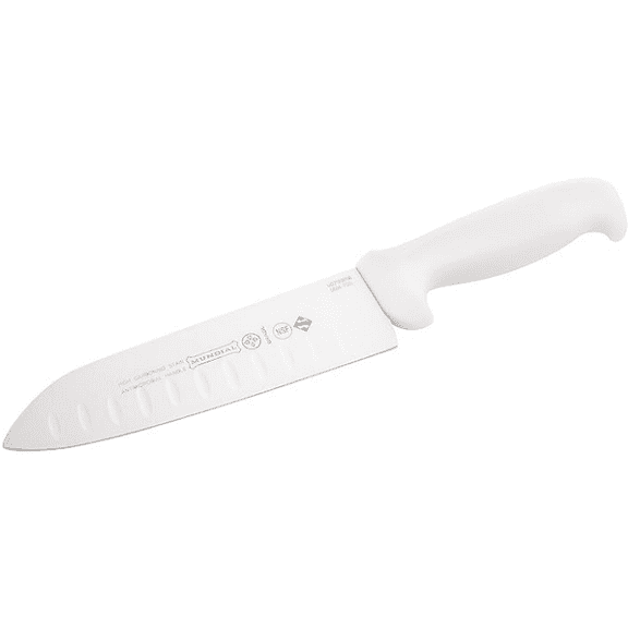 Mundial 5600 Series Hollow Edge Santoku Knife, 7 inch White