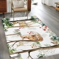 thumbnail image 3 of Spring Forest Animals Area Rug 4'x6', Floral Botanical Trees Washable Non-Slip Rugs, Low Pile Large Carpet for Living Room Bedroom Dining Room Kitchen Office Indoor Mat, 3 of 9