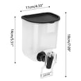 thumbnail image 2 of OilBottle2pcs600mlWall-mountedOilDispenserTransparentSeasoningContainerTransparentOilBottle, 2 of 8
