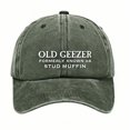 thumbnail image 2 of Willtoo Old Geezer Formerly KNOWNS AS Stud Muffin Trucker Hat Running Hats for Women Men's Hats Gifts for Daughter Running, 2 of 3