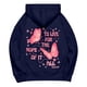 thumbnail image 4 of Sudadera con capucha Gotyou Pink Palm Puff gráfica rosa XL, 4 of 6