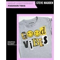 thumbnail image 3 of Steve Madden Girls' Shirt - Casual Short Sleeve Fashion Logo T-Shirt for Girls - Kids' Graphic Tee - Youth Top (4-16), 3 of 7