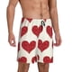 thumbnail image 2 of Balery Love Pantalones cortos de pijama de punto de algodón para hombre con cinturilla y bolsillos-Medium, 2 of 6
