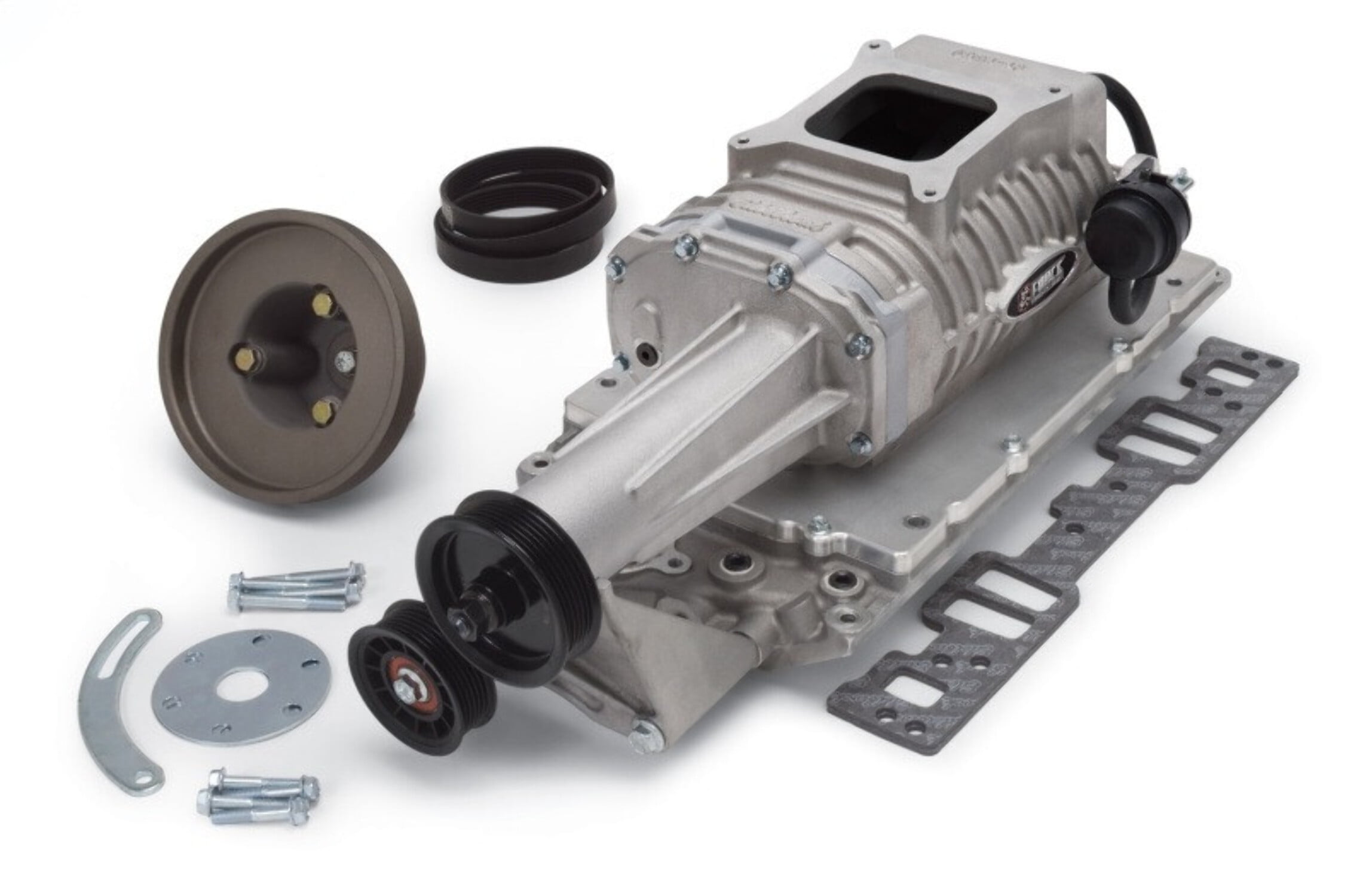 Edelbrock 1551 E-Force Supercharger System; H122 TVS; Conventional Cyl. Head Bolt Pattern; 500+ HP; Does Not Incl. Carb;