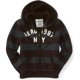 thumbnail image 1 of Sudadera con capucha y rayas forradas de piel sintética Aeropostale para hombre marrón XXL, 1 of 1