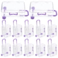 thumbnail image 2 of icolorfuled 12Pcs Mini Mini Suitcases Purple Ps Material Candy Storage 3in, 2 of 7