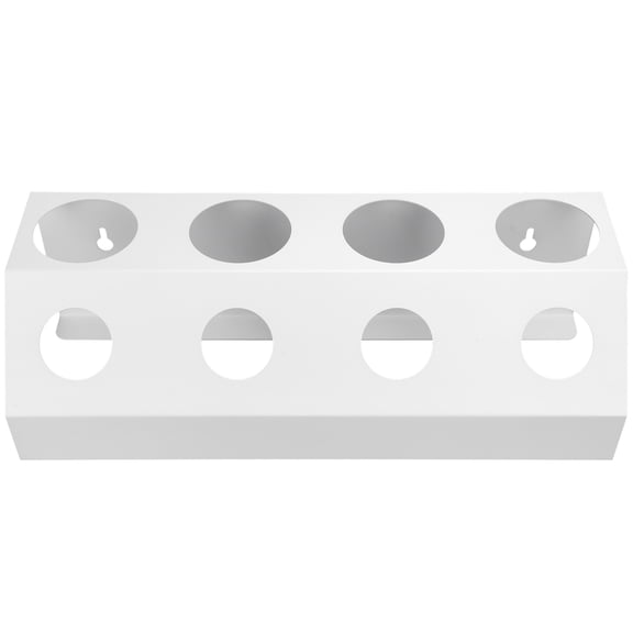 Nieyigj Soda Bottle Drying Rack 4 Holes Aluminum Drainer Holder with Removable Silicone Pad White Space Saving Stand for Kitchen Countertops 16.5 inches / 42.0 cm