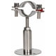 thumbnail image 1 of Paquete de 2 soportes de pared para tubos de acero inoxidable de 32 mm de diámetro, 1 of 1