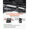 thumbnail image 3 of Dual Steering Stabilizer Kit for 2003-2012 Dodge Ram 2500 3500 4WD with 2 Inch or Higher Suspension Lift Enhanced Control Reduced Vibration Easy Installation, 3 of 6