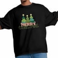 thumbnail image 3 of Camisetas gráficas informales de manga corta con árbol de Navidad verde para hombre, 3 of 8