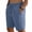 Navy, variant on WIZUTIZ Mens Linen Shorts Summer Vacation Linen Beach Shorts with Pockets Casual Baggy Lightweight Yoga Lounge Boho Short
