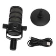 thumbnail image 2 of USB PC Microphone, Colorful Light Effects Clear Sound Pickup Type C Interface Condenser Mic  for Streaming, 2 of 7