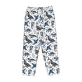 thumbnail image 6 of Uemuo Underwater Animals 1 Pattern Women's Wide Leg Palazzo Lounge Pants with Pockets Light Weight Loose Comfy Casual Pajama Pants-Small, 6 of 9