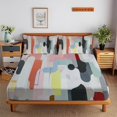 thumbnail image 1 of Bedding Set Art Style Fitted Sheet Set with Pillowcase Teen Adult Fashion Home Textiles,Queen (60"x80"), 1 of 5