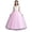 E273-Pink, variant on Girls Solid Sleeveless Mesh Dress Fashion Floral Pattern Flower Girl Formal Gown for Wedding Party 4-12 Years
