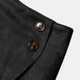 thumbnail image 5 of EDFBUYKRS Female Skirts Black Skirt for Women Plus Size Autumn and Winter Women's Solid Color Suede Skirt European and High Waist Metal Buckle Skirt, 5 of 7