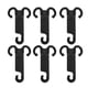 thumbnail image 2 of 6pcs Car Interior Seat Back Hook Hanger MultiPurpose Vehicle Headrest Rear Rack Bag Holder, 2 of 9