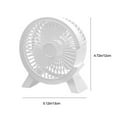 thumbnail image 3 of Fanshiluo USB Desk Fan Small But Powerful Portable Quiet Desktop Fan Adjustment Mini Fan For Better Cool Home Office Car Indoor Outdoor, 3 of 8