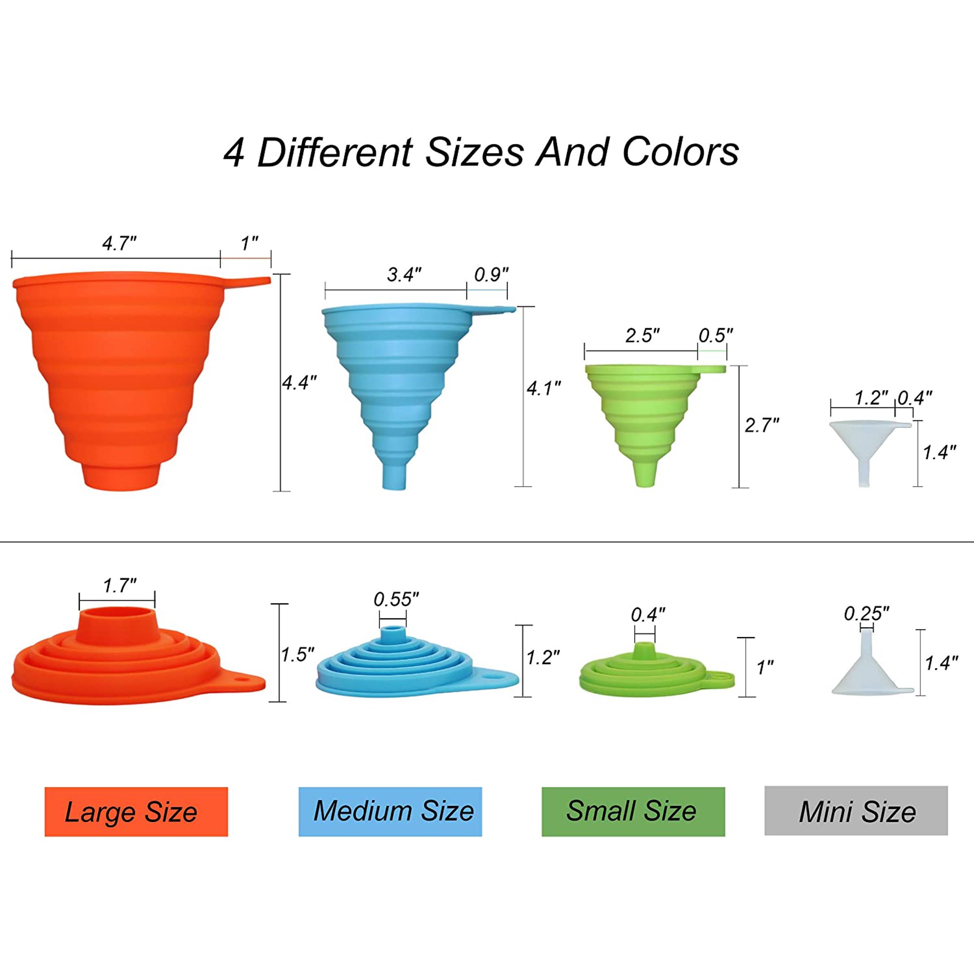 Funnels For Home Canning Healthy Canning Kitchen Funnel Set Plastic