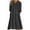 Dark Gray, variant on Women Fuzzy Fleece Hoodie Night Dress Casual Long Sleeve Hooded House Coat Sleepwear Flannel Nightgowns with Pockets Purple