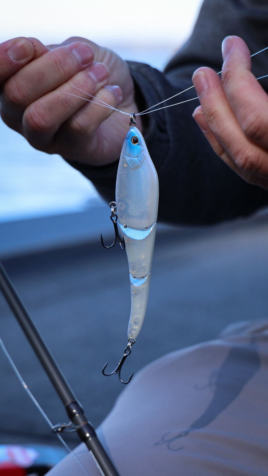 Berkley Magic Swimmer® Freshwater, 3.75 in, Swimbaits, Blue Vapor (1 Count)