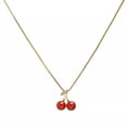 thumbnail image 5 of MATROOY Fashion Red Cherry Pendant Necklace Light Luxury Personalized Women Jewelry G_tu, 5 of 5