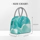 thumbnail image 2 of Disketp Teal Turquoise 1 Bolsa Térmica para Almuerzo, Lonchera con Abertura Amplia y Gran Capacidad, Organizador Reutilizable para Mujeres, Hombres y Adultos, 2 of 6
