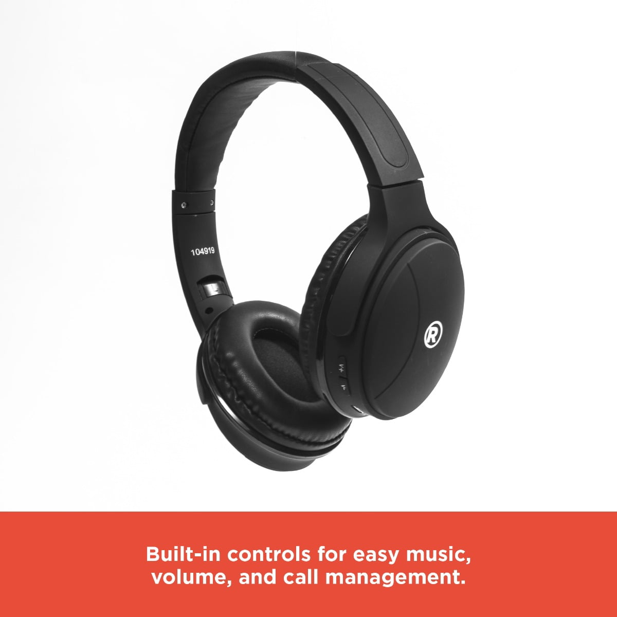 RadioShack Bluetooth Headphones V5.0 (250MAH, Black)