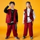 thumbnail image 4 of Traje de hip hop para niños, chaleco de otoño, pantalones, disfraces de moda para actuaciones en el escenario para niñas, 4 of 5