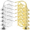 thumbnail image 1 of 12pcs Simulé Corne Ornement Diy Mini Instrument Corne Modèle Instrument de Musique Suspendu Décor, 1 of 7
