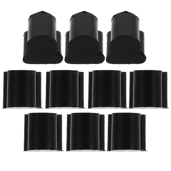 Worgeous 10 Pcs Rotary Valve Rubber Bumper Stop French Horn Trombone Tuba Buffering Stop For French Horn Tuba Trombone Wind Instrument Parts