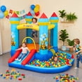 thumbnail image 7 of Veeboto Inflatable Bounce House with Blower, Bouncy Castle with Slide, Jumping Area, Pool, Ring Toss, Ball Net, Animal Party Jumping House for 3-10 Years, Indoor & Outdoor, 7 of 7