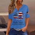 thumbnail image 2 of USA 250th Anniversary T Shirts for Celebrate 250 Anniversary of America Patriotic Tee America 250 Merchandise Short-Sleeved Button Henley Shirts for Women 4th of July Independence Day Tops, 2 of 4