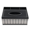 thumbnail image 2 of PU Caja De Pañuelos de material cuero Cubierta De Del Coche Servilleta Organizador De Almacenamiento Titular Cola Bandeja de soporte de caja de tejido de PU, 2 of 8