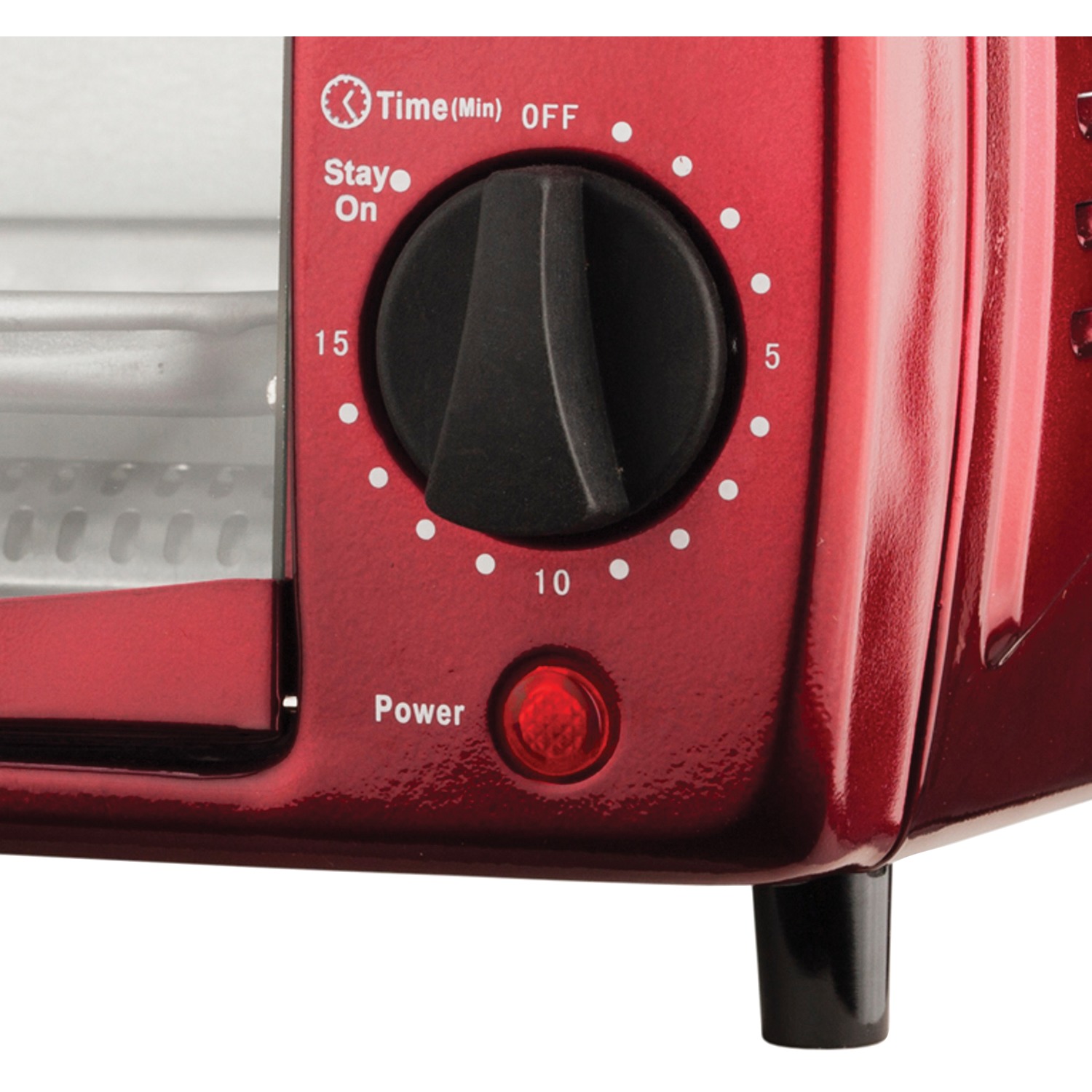 Brentwood Appliances TS-345R Stainless Steel 4 Slice Toaster Oven, Ruby Red - image 3 of 5