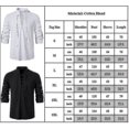 thumbnail image 2 of Men Retro Style Lace Up Shirts Tops For Medieval, Renaissance, Viking Pirate, Hippie_G Need:3XL-Navy Blue, 2 of 2