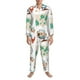 thumbnail image 3 of Balery Travel1 Pijama para Hombre de Dos Piezas con Manga Larga, Conjunto de Dormir y Descanso Suave con Bolsillos-Large, 3 of 7