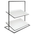thumbnail image 7 of HUBERT Bakery Display Stand 2-Tier Black - 23 1/10L x 13 4/5W x 25 1/5" H, 7 of 7