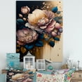 thumbnail image 2 of Designart Decadent Pink And Blue Roses IV Canvas Wall Art, 2 of 5