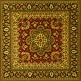 thumbnail image 1 of Ahgly Company Indoor Square Persian Yellow Traditional Area Rugs, 8' Square, 1 of 4