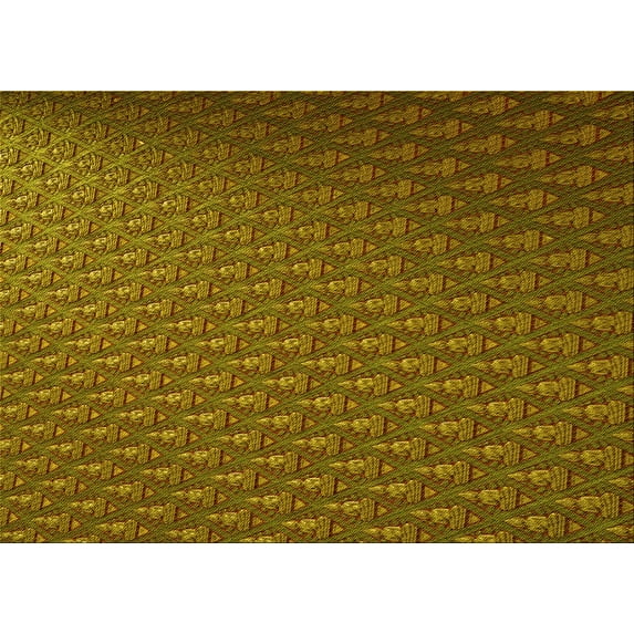 Ahgly Company Indoor Rectangle Patterned Dark Bronze Brown Area Rugs, 7' x 9'