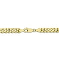 thumbnail image 4 of 10K Yellow Gold 5.75mm Flat Beveled Curb Chain 24 Inch, 4 of 6